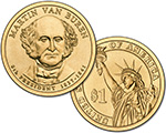 2008 Van Buren Presidential coin